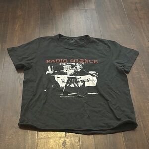 Brandy Melville Black Graphic T-Shirt